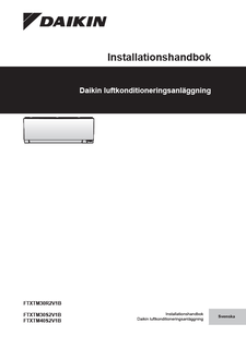 FTXTM30R.FTXTM-S_Installation manual_3PSV697375-5J_Swedish download